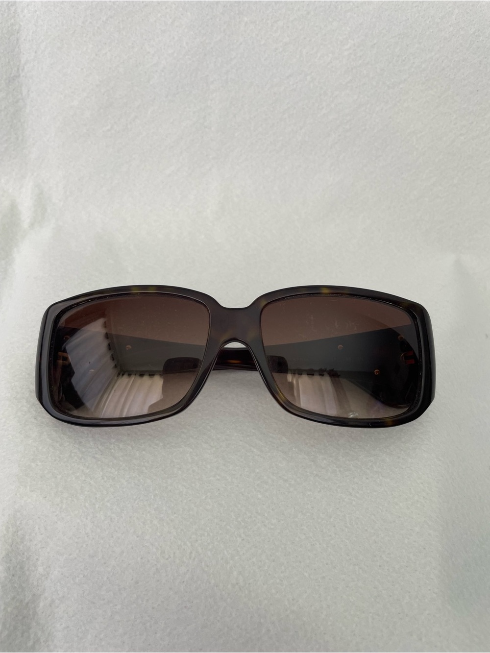 Prada Brown Tortoise Shell Logo Oversized Sunglasses - Picture 5 of 14
